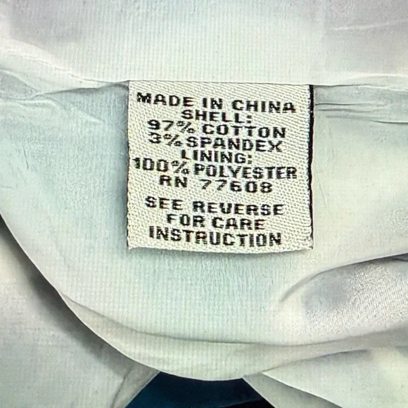 J Peterman RETRO Polka Dot Pencil Dress Women's Size 4 Lined Teal/White Preppy - Picture 9 of 11